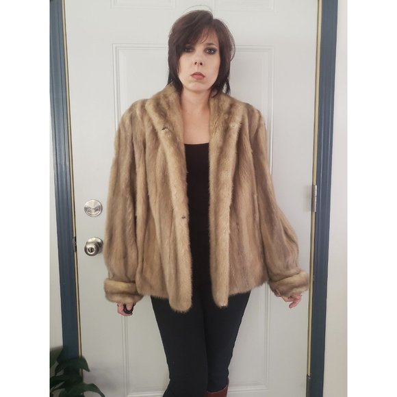 40s(?) Mink Fur Waist Coat - Picture 1 of 6